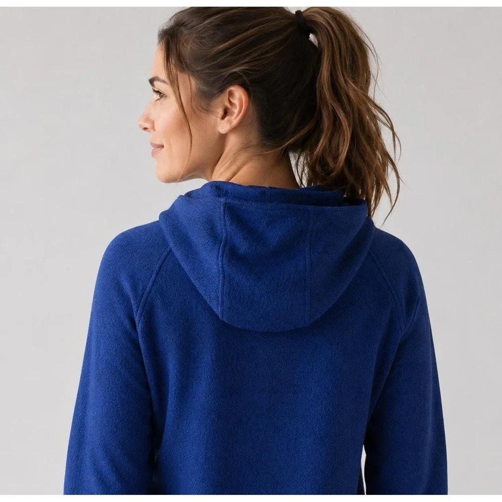 LULULEMON‎ Women's Ready To Rule Hoodie 8 Running Spray Jacquard Pullover Blue
